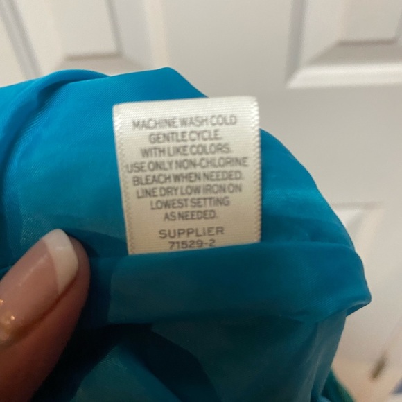 New Stylus Mini Skirt Blue Green Plaid Sz 10A-Line Fully Lined Back Zip - Picture 4 of 7